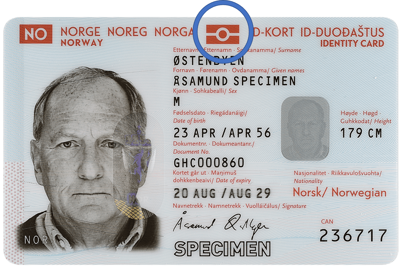 Illustrasjonsbilde av hvordan lesbar chip du må ha i pass eller ID-kort for å søke